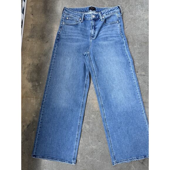 Madewell Luna Strech Wide Leg 30 Seaside Blue - Picture 3 of 6